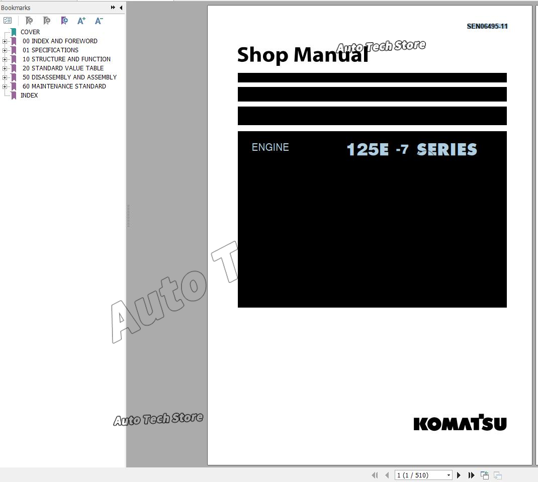 Tools In Workshop Pdf - Instrukcja obsługi silników wysokoprężnych Komatsu 2024