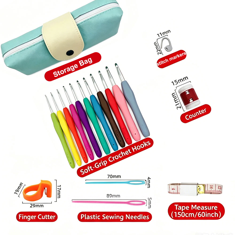 Zestaw 37 szydełek z torbą do  – Workshop Tools Diy recenzja i cena